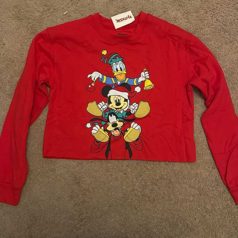 disney long-sleeve, red, medium shirt, from tjmaxx